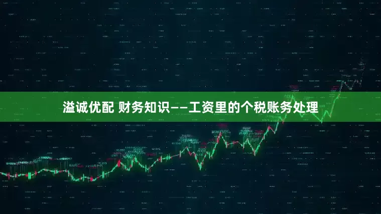 溢诚优配 财务知识——工资里的个税账务处理